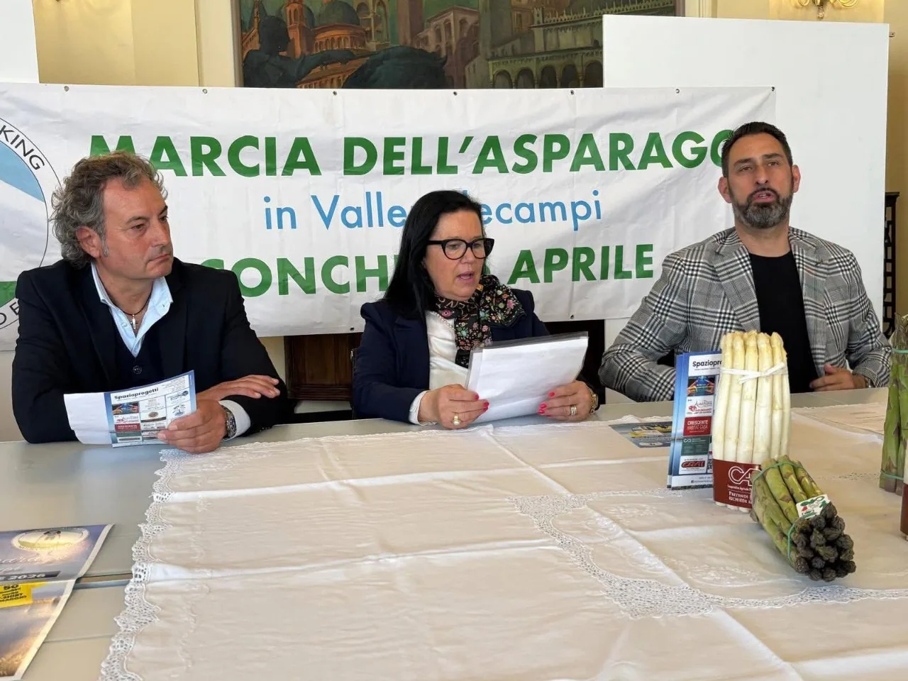 La provincia di Padova organizza una conferenza stampa per la ns Marcia dell’Asparago in Vallemillecampi