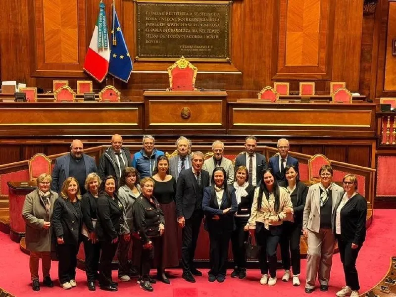 31.03.26 - La ns associazione viene ricevuta dal Senatore De Poli a Palazzo Madama